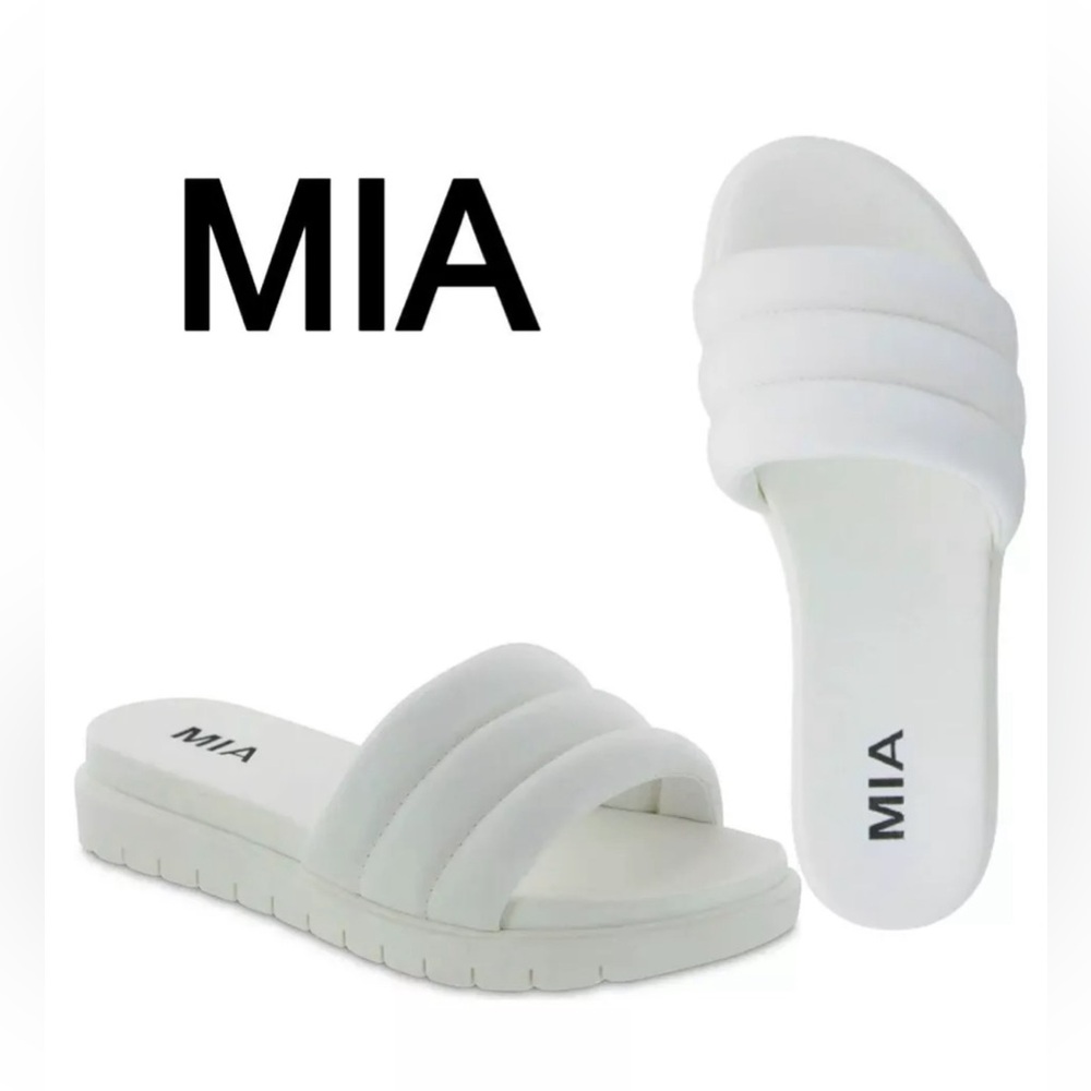 MIA Cimone Quilted Slide Slip-On Sandal